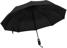 vidaXL Sammenleggbar paraply automatisk svart 104 cm