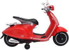 vidaXL Elektrisk lekescooter Vespa GTS300 rød