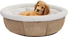 vidaXL Hundeseng 70x70x26 cm beige