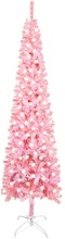 vidaXL Smal julgran med LED rosa 240 cm