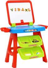vidaXL 3-i-1 Staffli och ritbord för barn