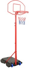 vidaXL Flyttbar basketkorg justerbar 200-236 cm