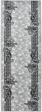vidaXL Gulvteppe BFC grå 60x150 cm