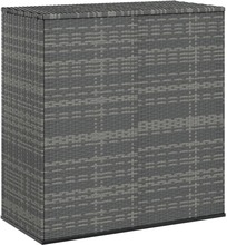 vidaXL Dynbox PE-rotting 100x49x103,5 cm grå