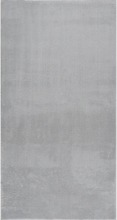vidaXL Vaskbart teppe mykt kort lugg 80x150 cm sklisikker grå