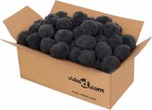 vidaXL Filterbollar för luktborttagning svart 700 g polyeten