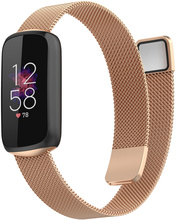 Fitbit Luxe Milanaise Armband - Rose Gold