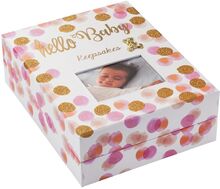 Baby minnesbox rosa