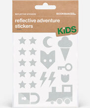 Bookman Reflective Sticker Adventure White