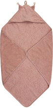 Pippi Organic Hooded Towel Misty Rose