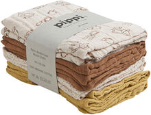 Pippi Organic Cloth Muslin Lion 8-pack