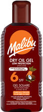 Malibu Dry Oil Gel With Beta Carotene SPF 6 200 ml