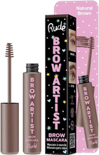 Rude Cosmetics Brow Artist Brow Mascara Natural Brown 3 ml