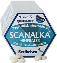 Berthelsen Naturprodukter - Scanalka Mineraler 500 stk.