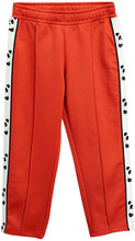 Mini Rodini Panda Red Track Pants - 104/110