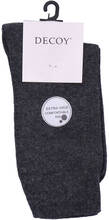 Decoy Ekstra Wide Comfortable Rib Socks Grey 37-41