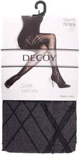 Decoy Tights Dark Tartan Black 70 Den S/M
