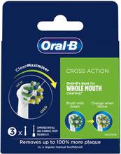 Oral B Cross Action Clean Maximiser 3 stk.