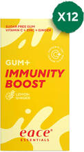 Eace Gum+ Immunity Boost Lemon Ginger 20 g 12 stk.