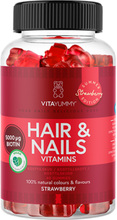 Vitayummy Hair & Nails Vitamins Strawberry Summer Edition 60 stk.