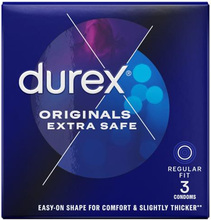 Durex Kondomer Originals Extra Safe 3 stk.