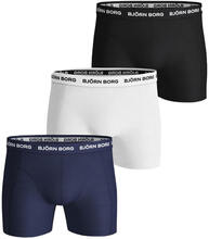 Björn Borg Essential 3-pack Cotton Stretch Shorts - Str. XXL 3 stk.