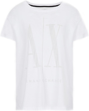 Armani Exchange Icon Period Kvinde T-Shirt Hvid L