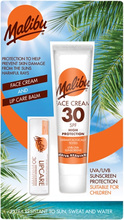 Malibu Face Cream & Lipbalm Blister Pack SPF30 40 ml 2 stk.