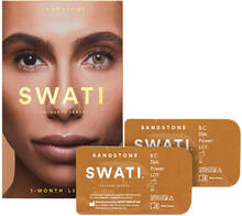 SWATI Cosmetics 1 måneds Kontaktlinser Sandstone