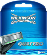 Wilkinson Sword Quattro Blades 8pak 8 stk.