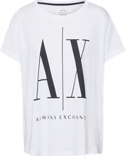 Armani Exchange Icon Period Kvinde T-Shirt Hvid M