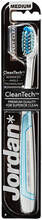 Jordan CleanTech Medium Tandbørste Hvid (U)