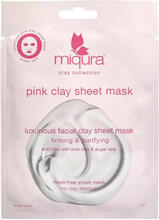 Miqura Pink Clay Sheet Mask