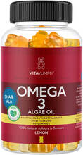 VitaYummy Omega 3 Algae Oil Lemon 60 stk.