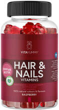 Vitayummy Hair & Nails Vitamins Raspberry 60 stk.