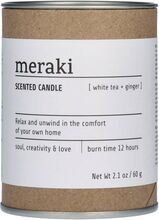 Meraki Scented Candle White Tea + Ginger 60 g