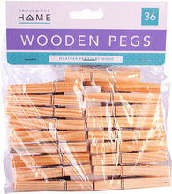 Wooden Clothes Pegs 36 Pack 36 stk.