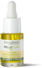 Pelle pura bio - Olio viso dermopurificante, con olio di Tea tree bio e olio essenziale di Arancia dolce bio - pelli miste o grasse