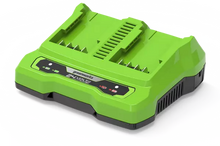 Batteriladdare Laddare för dubbla batterier 24V 4A Greenworks