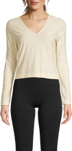 Glam Texture Long Sleeve - Core White