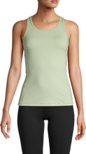 Essential Racerback with Mesh Insert - Calming Green