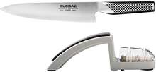 Global Knivsett G-2 Kokkekniv Og H-220GB Knivsliper
