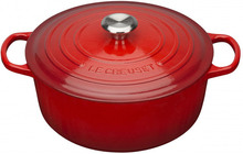 Le Creuset Støpejernsgryte 5,3L/26cm Cerise