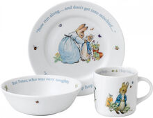 Wedgwood Peter Rabbit Nurseryware Petter Kanin Barneservise 3 Deler