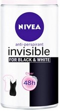Roll on deodorant Black & White Invisible Nivea (50 ml)