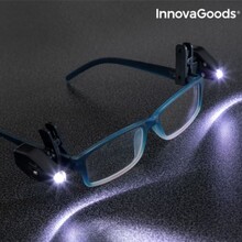 360º LED Clips til Briller - Pakke med 2