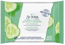 St. Ives Cleanse & Refresh Cucumber Renseservietter - 25 stk.