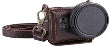 PULUZ® Taske i Læder med 40,5 mm UV Lens til GoPro HERO5/HERO6 - Brun