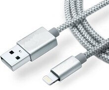 Lightning 3A kabel 2 m til iPhone/ iPad/ iPod