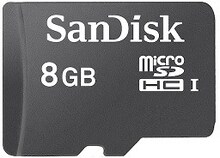 Sandisk MicroSDHC CL 10 - 8 GB